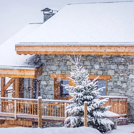 Chalet De Luxe Aux Pistes Avec Sauna Et Parking - 5 Flocons *